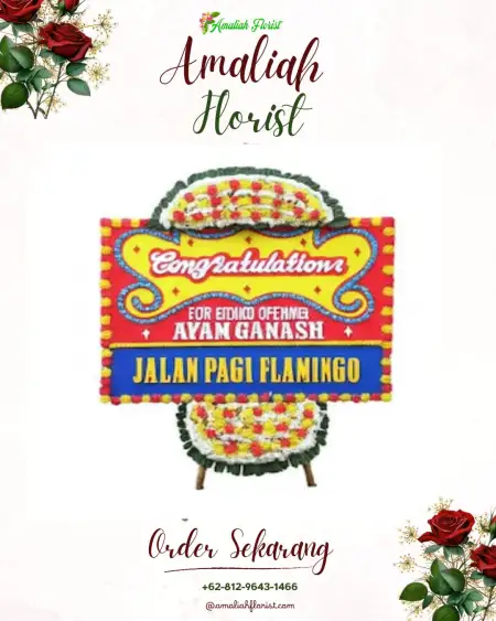 Sewa Papan Bunga Wanea